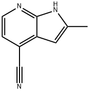 2-methyl-1H-pyrrolo[2,3-b]pyridine-4-carbonitrile Structure