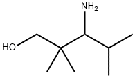 3-amino-2,2,4-trimethylpentan-1-ol 구조식 이미지