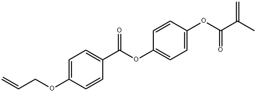 4-(2-methylacryloyloxy)phenyl 4-allyloxybenzoate Structure