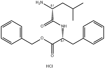 (R)-Benzyl 2-((R)-2-amino-4-methylpentanamido)-3-phenylpropanoate hydrochloride Structure