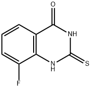 8-Fluoro-2-mercaptoquinazolin-4(3H)-one 95+% 구조식 이미지