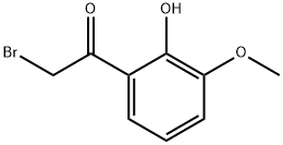 2-Bromo-1-(2-hydroxy-3-methoxy-phenyl)-ethanone Structure