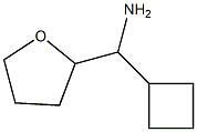 cyclobutyl(oxolan-2-yl)methanamine Structure