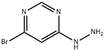 4-bromo-6-hydrazinylpyrimidine Structure