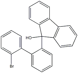 9-(2'-bromo-[1,1'-biphenyl]-2-yl)-9H-fluoren-9-ol Structure