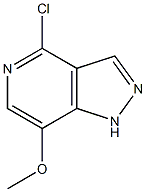 4-chloro-7-methoxy-1H-pyrazolo[4,3-c]pyridine 구조식 이미지