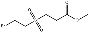 Methyl 3-((2-bromoethyl)sulfonyl)propanoate Structure