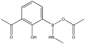 2-hydroxyphenylboronic acid N-methyliminodiacetic acid ester Structure