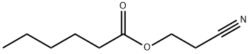 2-cyanoethyl hexanoate Structure