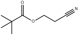 2-cyanoethyl pivalate 구조식 이미지