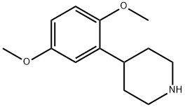 4-(2,5-dimethoxyphenyl)piperidine 구조식 이미지