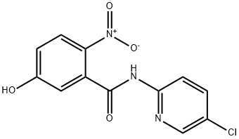 N-(5-Chloro-pyridin-2-yl)-5-hydroxy-2-nitro-benzamide 구조식 이미지