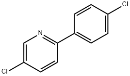 Pyridine, 5-chloro-2-(4-chlorophenyl)- Structure