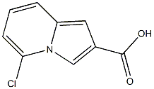 5-chloroindolizine-2-carboxylic acid 구조식 이미지