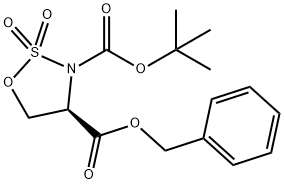 (R)-4-benzyl 3-tert-butyl 1,2,3-oxathiazolidine-3,4-dicarboxylate 2,2-dioxide 구조식 이미지