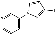 3-(3-iodo-1H-pyrazol-1-yl)pyridine Structure