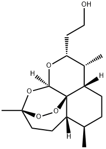 2-((3R,5aS,6R,8aS,9R,10R,12aR)-3,6,9-trimethyldecahydro-12H-3,12-epoxy[1,2]dioxepino[4,3-i]isochromen-10-yl)ethan-1-ol Structure