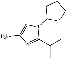 1-(Oxolan-2-yl)-2-(1-methylethyl)-1H-imidazol-4-amine Structure