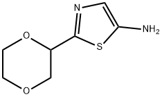 5-Amino-2-(1,4-dioxan-2-yl)thiazole Structure