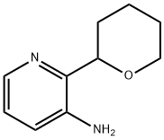 3-AMINO-2-(2-TETRAHYDROPYRANYL)PYRIDINE 구조식 이미지