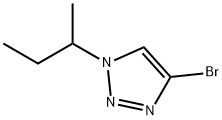 4-Bromo-1-(sec-butyl)-1H-1,2,3-triazole Structure