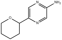 5-(tetrahydro-2H-pyran-2-yl)pyrazin-2-amine Structure
