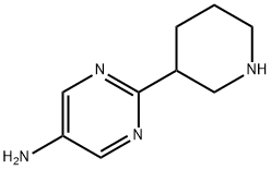 5-Amino-2-(piperidin-3-yl)pyrimidine 구조식 이미지