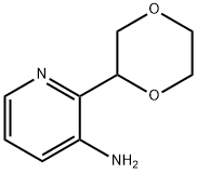 3-Amino-2-(1,4-dioxan-2-yl)pyridine Structure