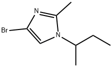 4-Bromo-1-(sec-butyl)-2-methylimidazole 구조식 이미지