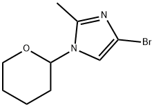 4-Bromo-1-(oxan-2-yl)-2-methylimidazole 구조식 이미지