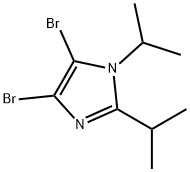 4,5-Dibromo-1,2-di(iso-propyl)-1H-imidazole Structure