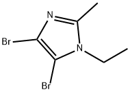 4,5-Dibromo-1-ethyl-2-methyl-1H-imidazole Structure