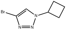 4-Bromo-1-cyclobutyl-1H-1,2,3-triazole 구조식 이미지