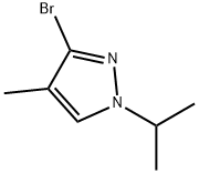 3-Bromo-4-methyl-1-(iso-propyl)-1H-pyrazole Structure