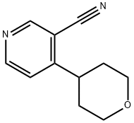 4-(Oxan-4-yl)nicotinonitrile Structure