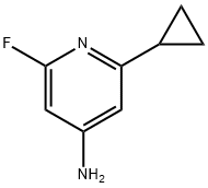 4-Amino-2-fluoro-6-cyclopropylpyridine Structure