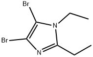 4,5-Dibromo-1,2-diethyl-1H-imidazole Structure
