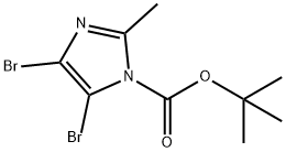 4,5-Dibromo-1-Boc-2-methyl-1H-imidazole Structure