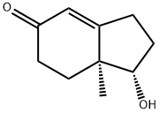 1-Hydroxy-7a-methyl-1,2,3,6,7,7a-hexahydro-inden-5-one Structure