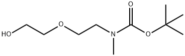 tert-Butyl (2-(2-hydroxyethoxy)ethyl)(methyl)carbamate Structure