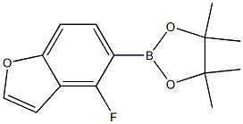 2-(4-fluoro-1-benzofuran-5-yl)-4,4,5,5-tetramethyl-1,3,2-dioxaborolane Structure