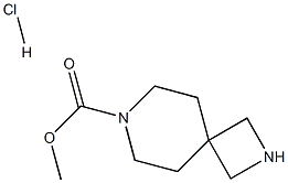 methyl 2,7-diazaspiro[3.5]nonane-7-carboxylate hydrochloride Structure