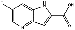 6-fluoro-1H-pyrrolo[3,2-b]pyridine-2-carboxylic acid Structure