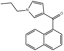 naphthalen-1-yl(1-propyl-1H-pyrrol-3-yl)methanone Structure