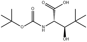 BOC-(2S,3R)-2-Amino-3-hydroxy-4,4-dimethylpentanoicacid Structure