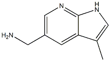 {3-methyl-1H-pyrrolo[2,3-b]pyridin-5-yl}methanamine Structure