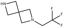 2-(2,2,2-trifluoroethyl)-2,6-diazaspiro[3.3]heptane Structure