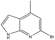 6-bromo-4-methyl-1H-pyrrolo[2,3-b]pyridine Structure