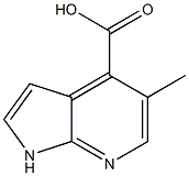 5-methyl-1H-pyrrolo[2,3-b]pyridine-4-carboxylic acid Structure