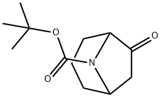 tert-butyl 6-oxo-8-azabicyclo[3.2.1]octane-8-carboxylate 구조식 이미지
